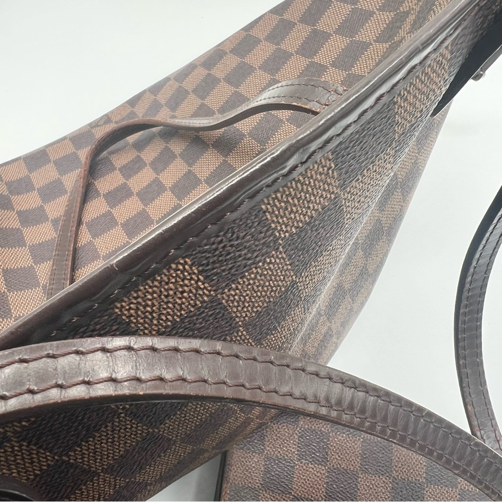Louis Vuitton Brown Checkered Bag and Wallet Set - Picture 10 of 15